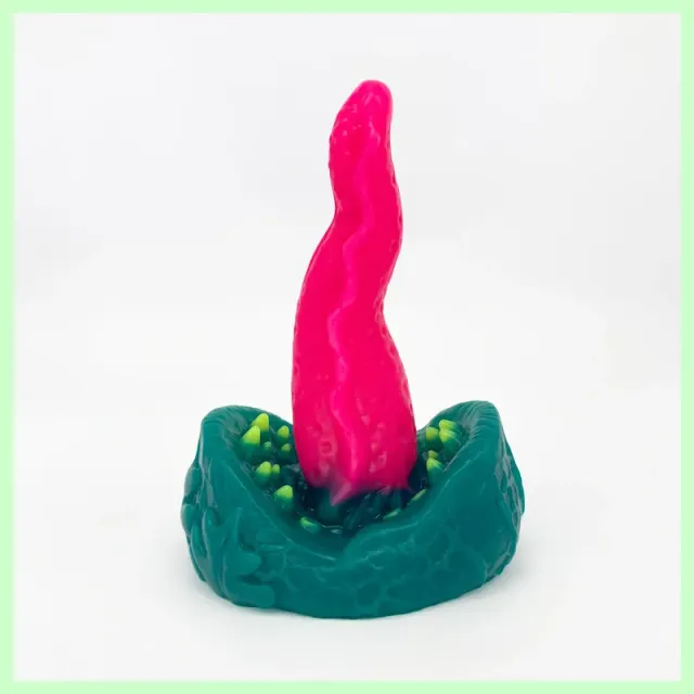 Tentickle Meenus fantasy dildo met tongstructuur