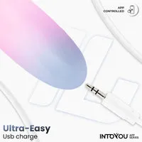 Intoyou Vibratie-ei met App Blauw Roze waterdicht