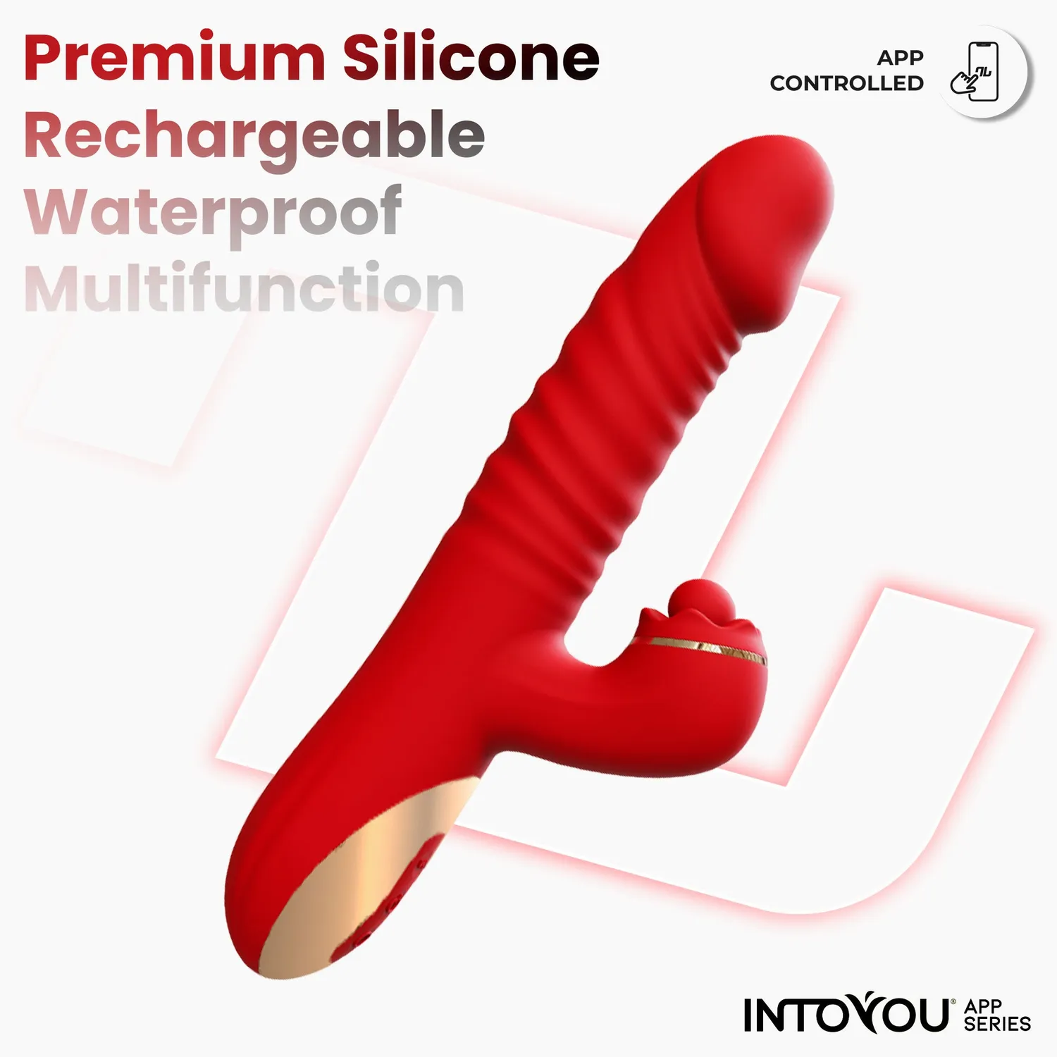 Intoyou Ascen vibrator met thrusting en app