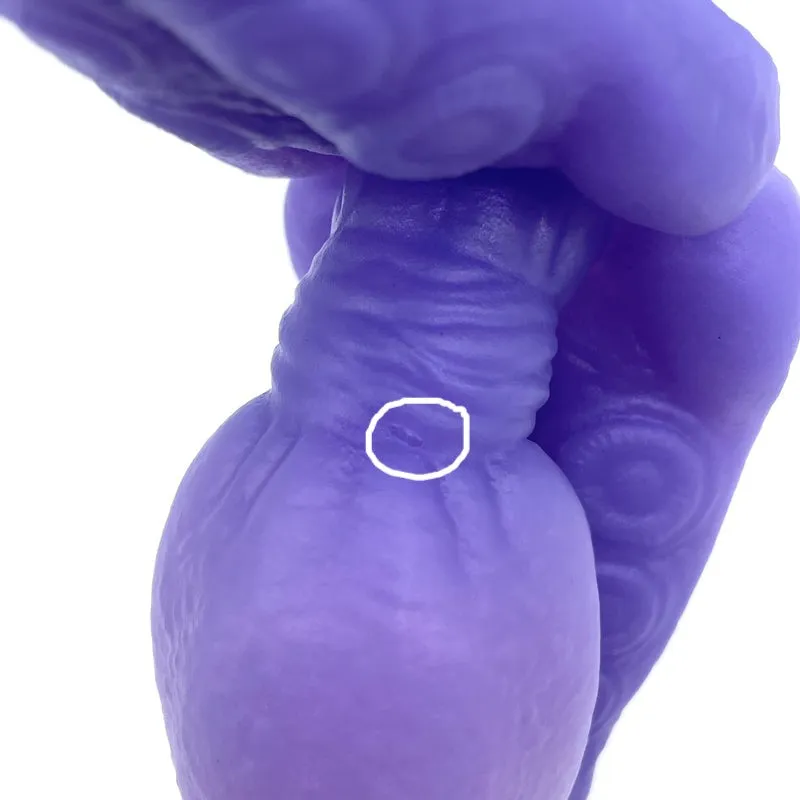 Tentickle Skwee 3 Purple Fade butt plug small super soft