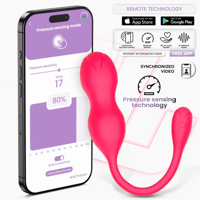 Intoyou Kyra bekkenbodemtrainer met app fuchsia pink