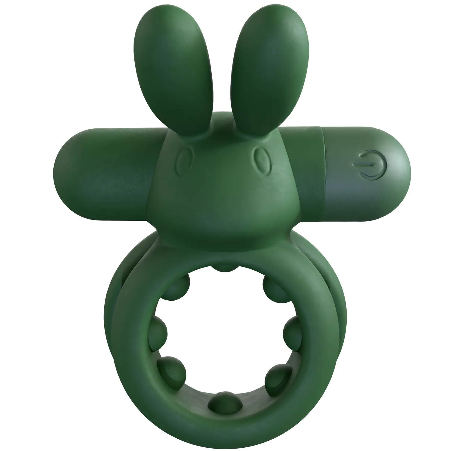 Screaming O Ohare Rechargeable Rabbit-Ear cockring zwart