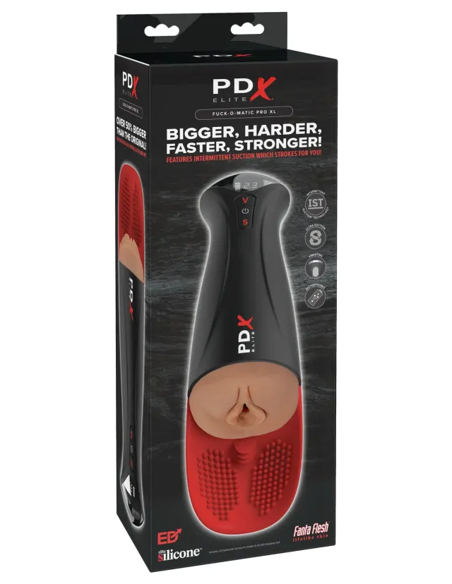 Pipedream PDX Elite Fuck-O-Matic Pro XL masturbator vibrerend