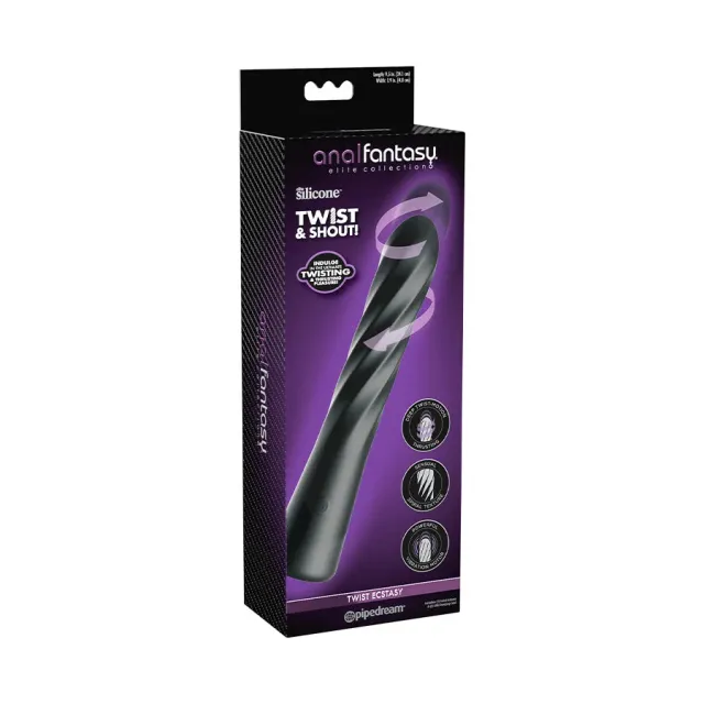 Pipedream Anal Fantasy Twist Ecstasy vibrator draaiend oplaadbaar