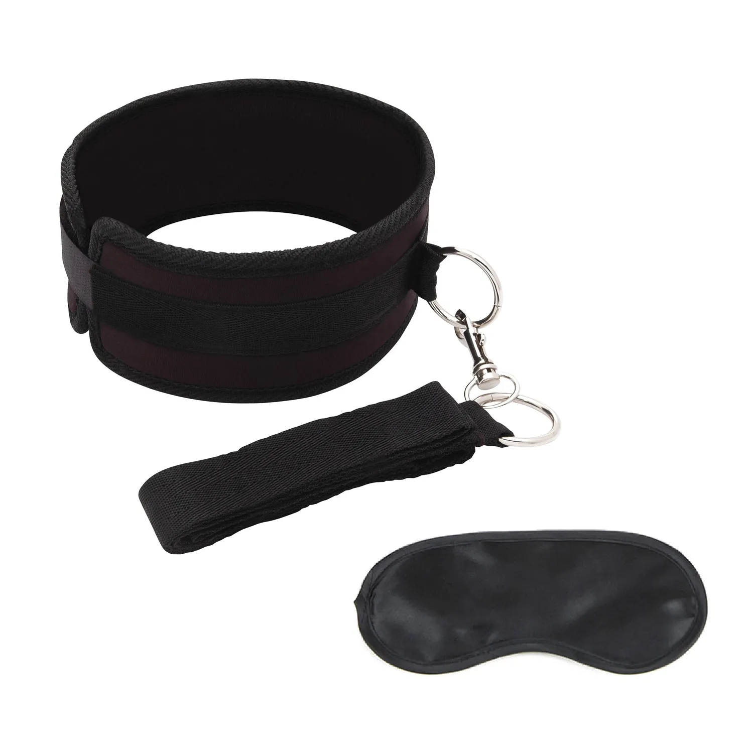 Lux Fetish Collar And Leash halsband met leiband neopreen