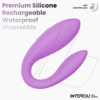 Intoyou Couples Toy koppelsvibrator lavendel met app