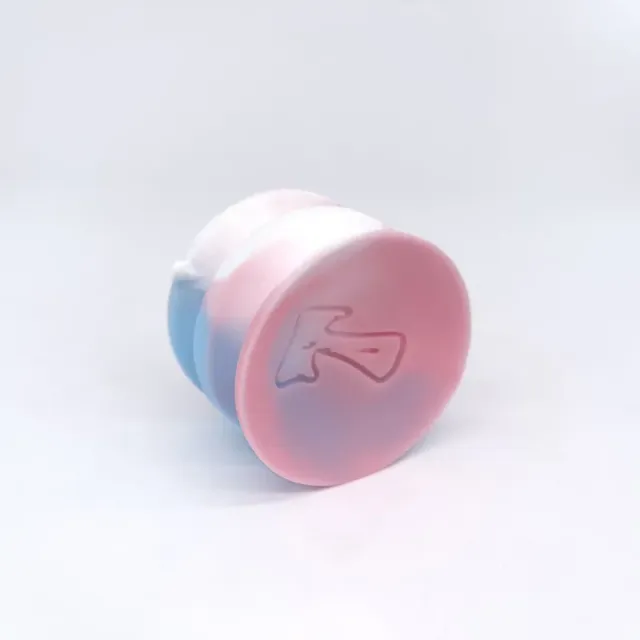 Tentickle zuignap Trans Flag small dubbelzijdig