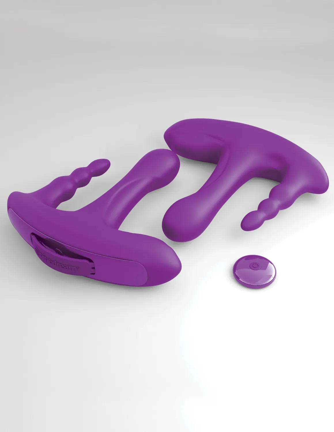 Pipedream 3Some Rock N Ride vibrator dubbele motor