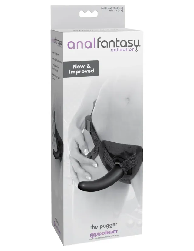 Pipedream Anal Fantasy The Pegger voorbinddildo beginners zwart