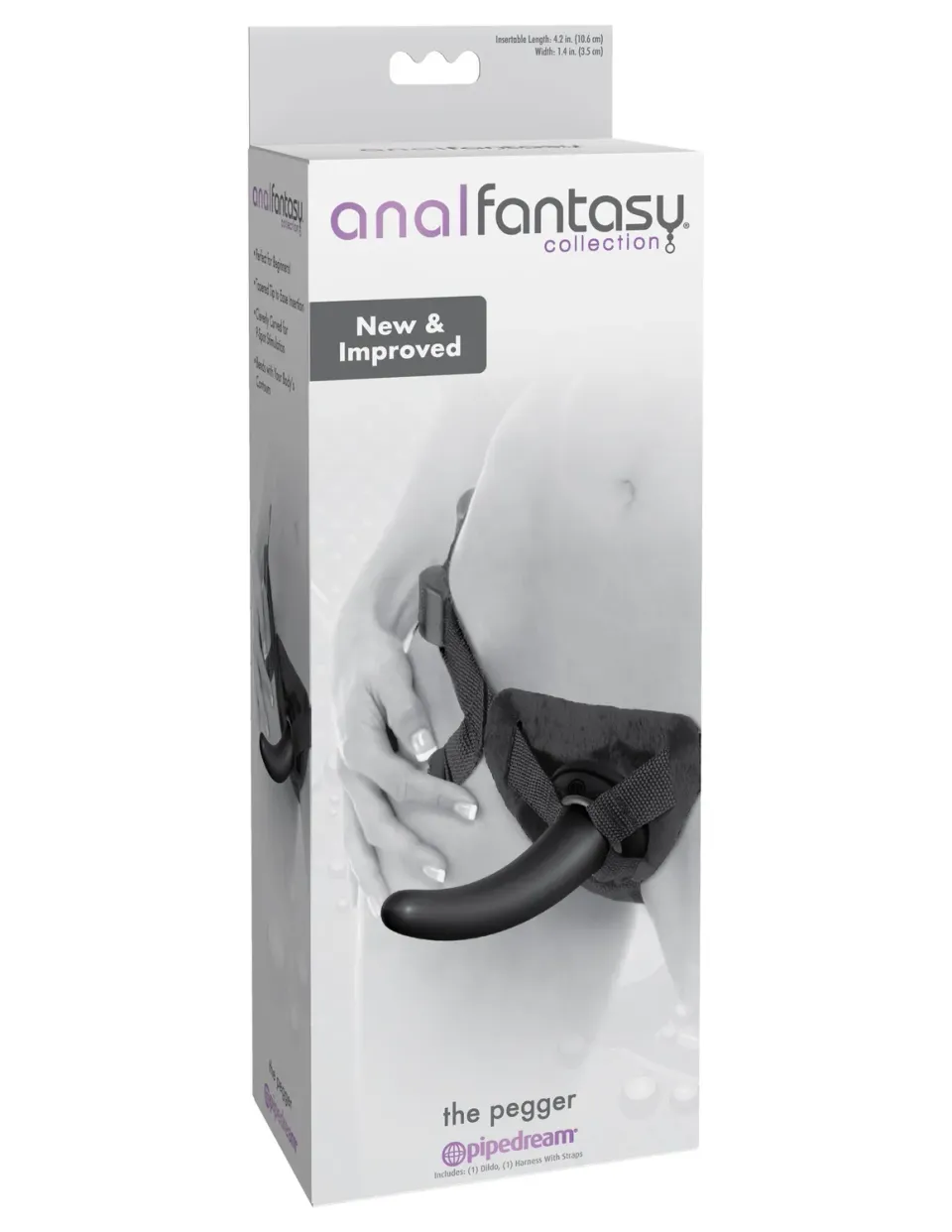 Pipedream Anal Fantasy The Pegger voorbinddildo beginners zwart