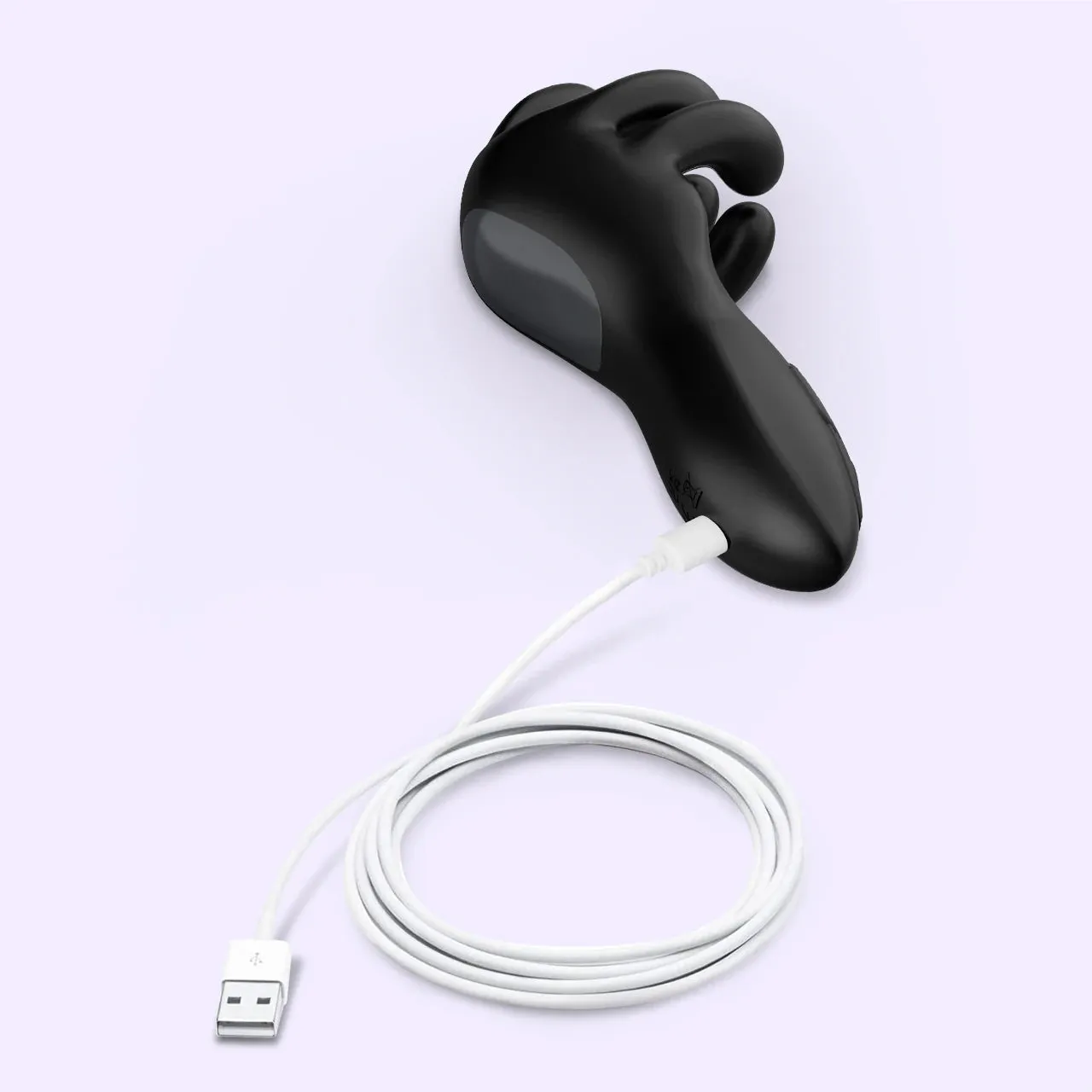 Beisar Clawer penisvibrator zwart met zuig- en klemwerking