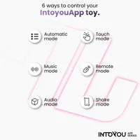 Intoyou Derek vibrator met app fingerbeweging