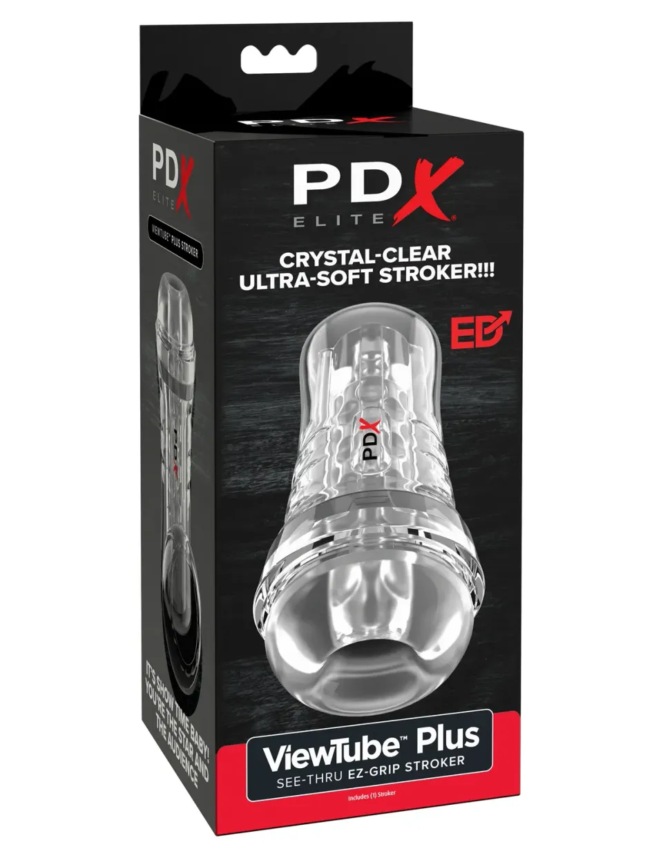 Pipedream PDX Elite ViewTube Plus masturbator transparant