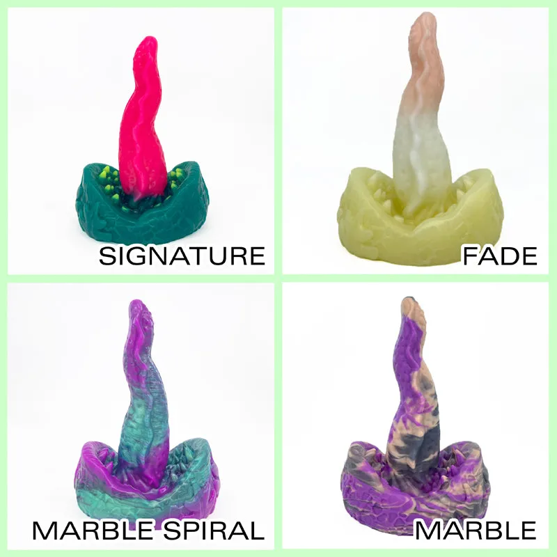Tentickle Meenus fantasy dildo met tongstructuur