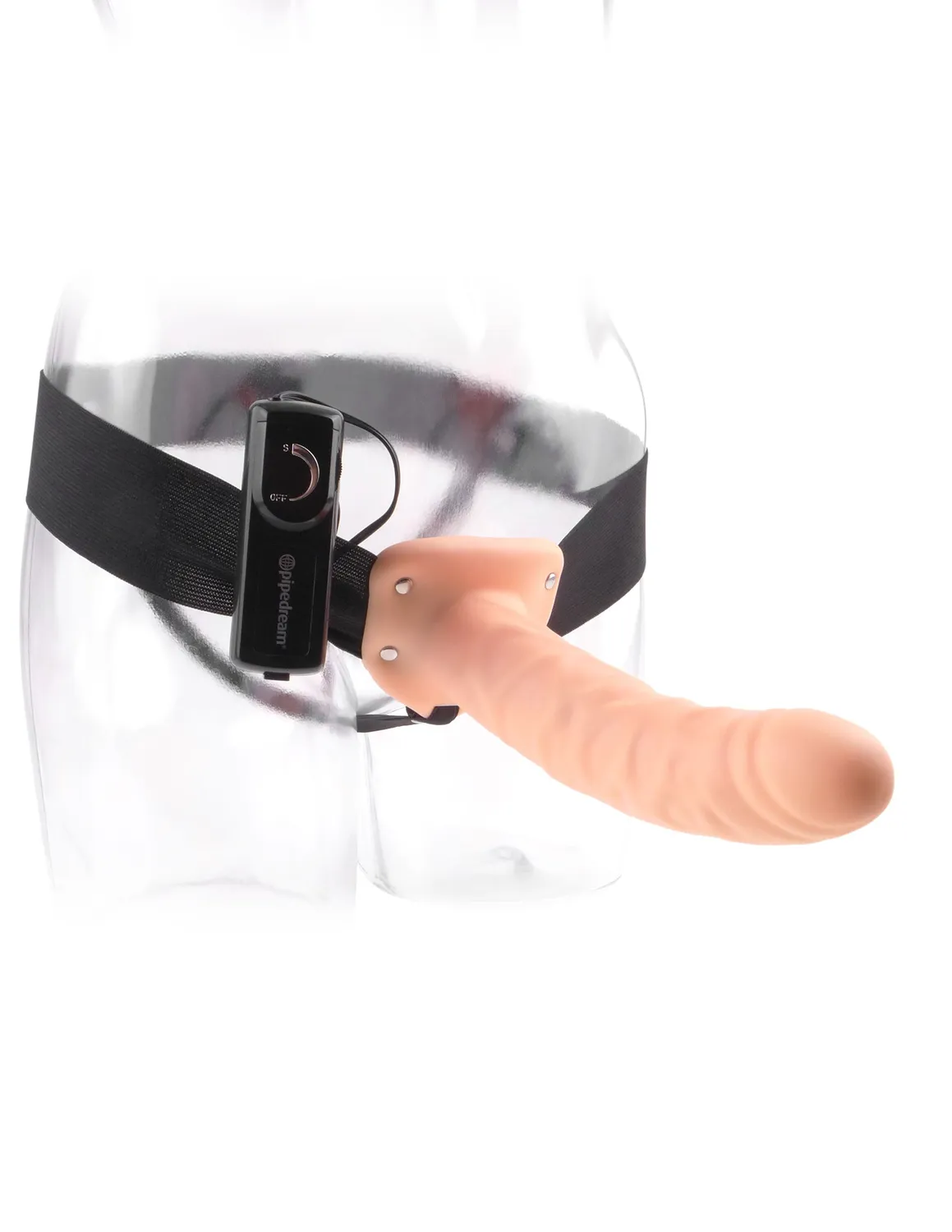 Pipedream Fetish Fantasy 8 inch holle vibrerende strap-on
