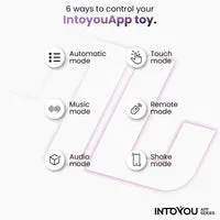 Intoyou Sendel 3-in-1 vibrator met app en balletjes