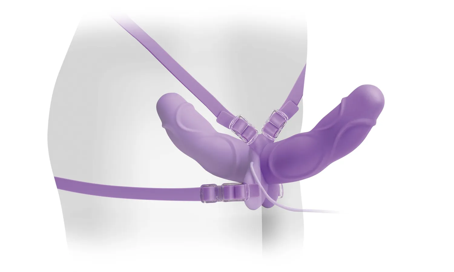 Pipedream Fetish Fantasy Double Delight strap-on vibrerend