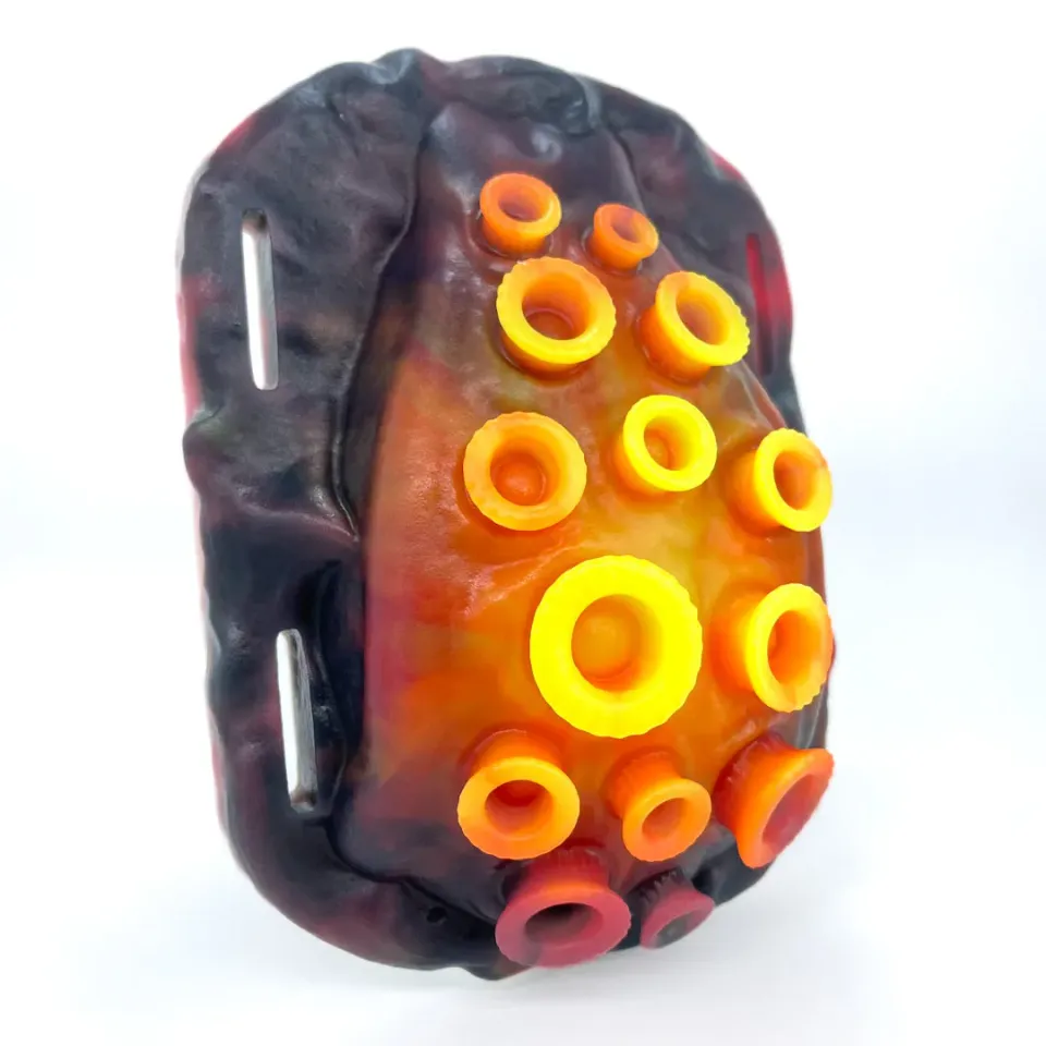Tentickle Gorj Roll For Fire Damage dildo medium glow in the dark