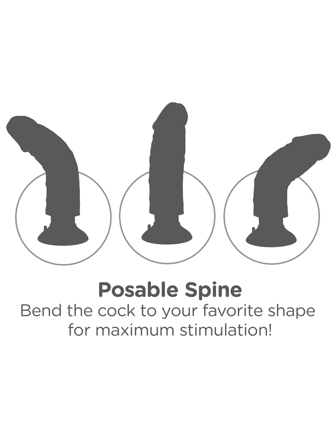 King Cock 10 inch vibrerende dildo licht met zuignap