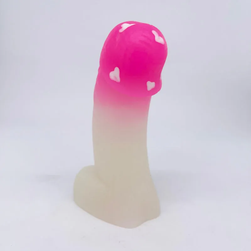 Tentickle Woodsman Be My Fungi dildo small super soft glow in the dark