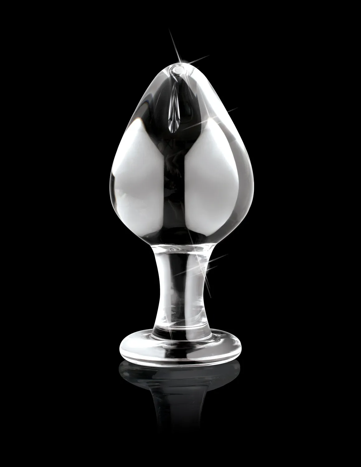 Pipedream Icicles No. 25 glazen buttplug transparant klein