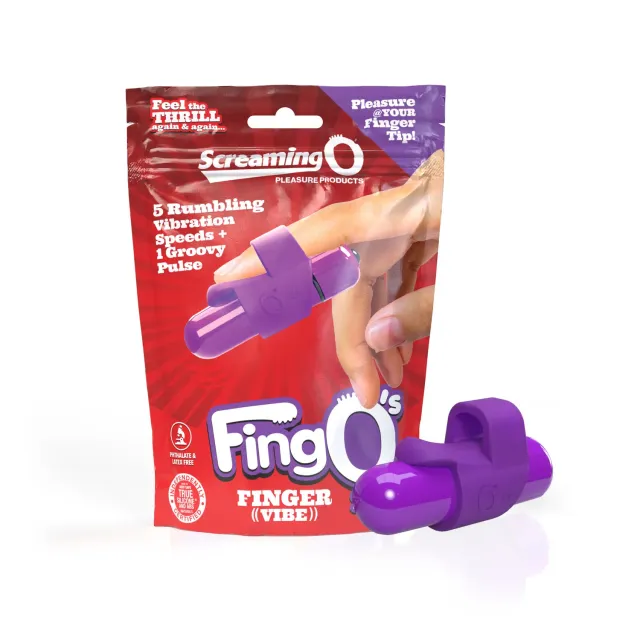 Screaming O FingO Slim 4B vingervibrator Blueberry