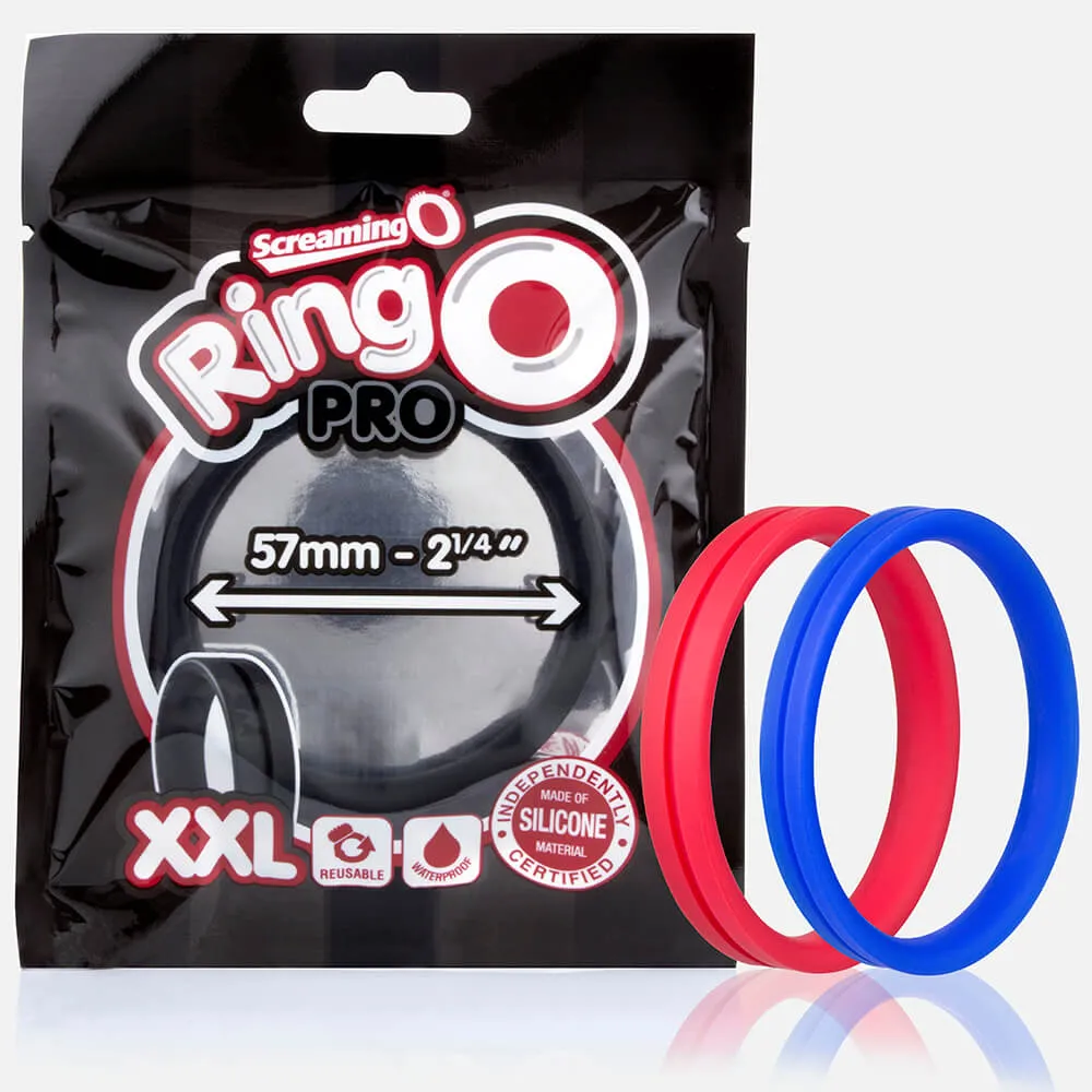 Screaming O Ring O Pro XXL penisring rood siliconen