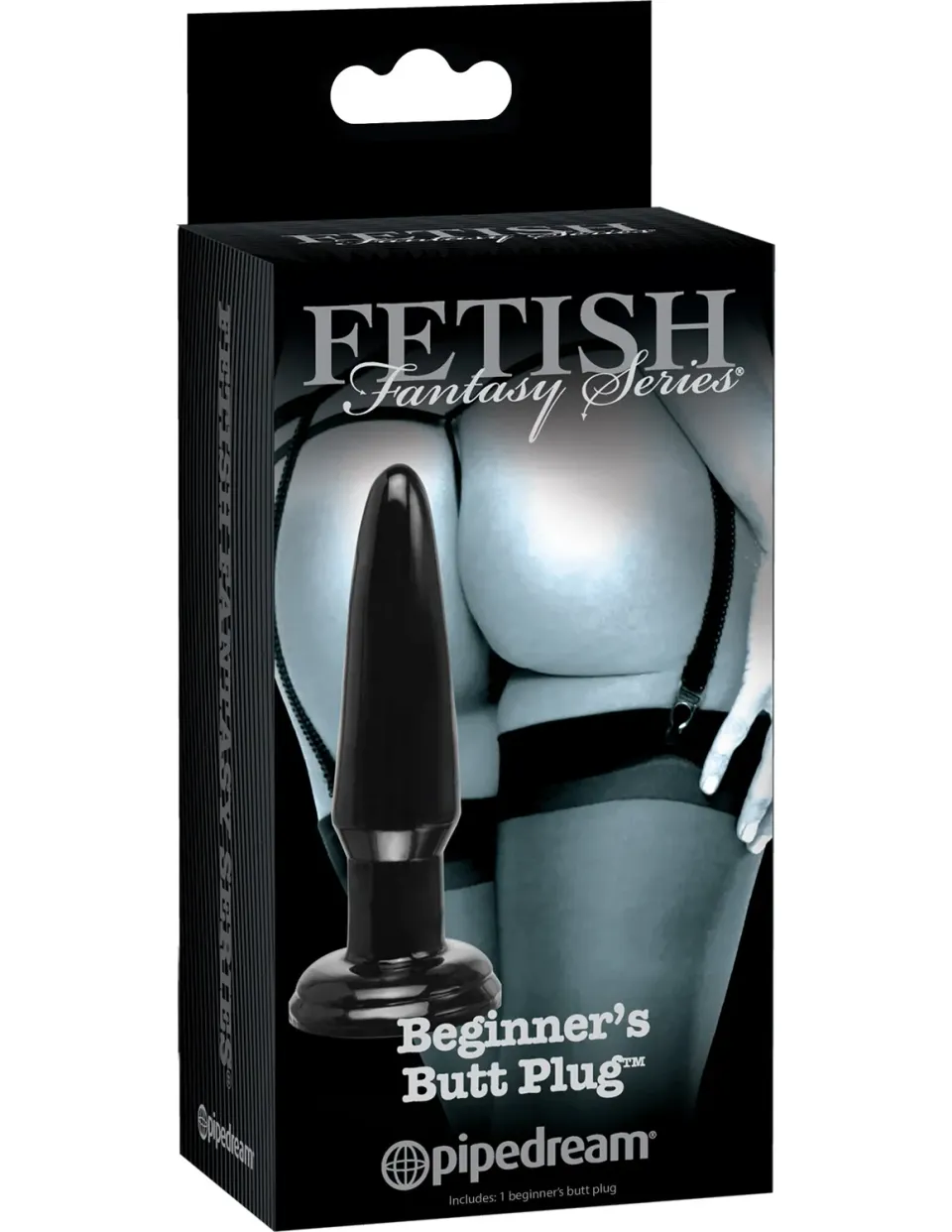 Pipedream Fetish Fantasy Beginner's Butt Plug buttplug zwart