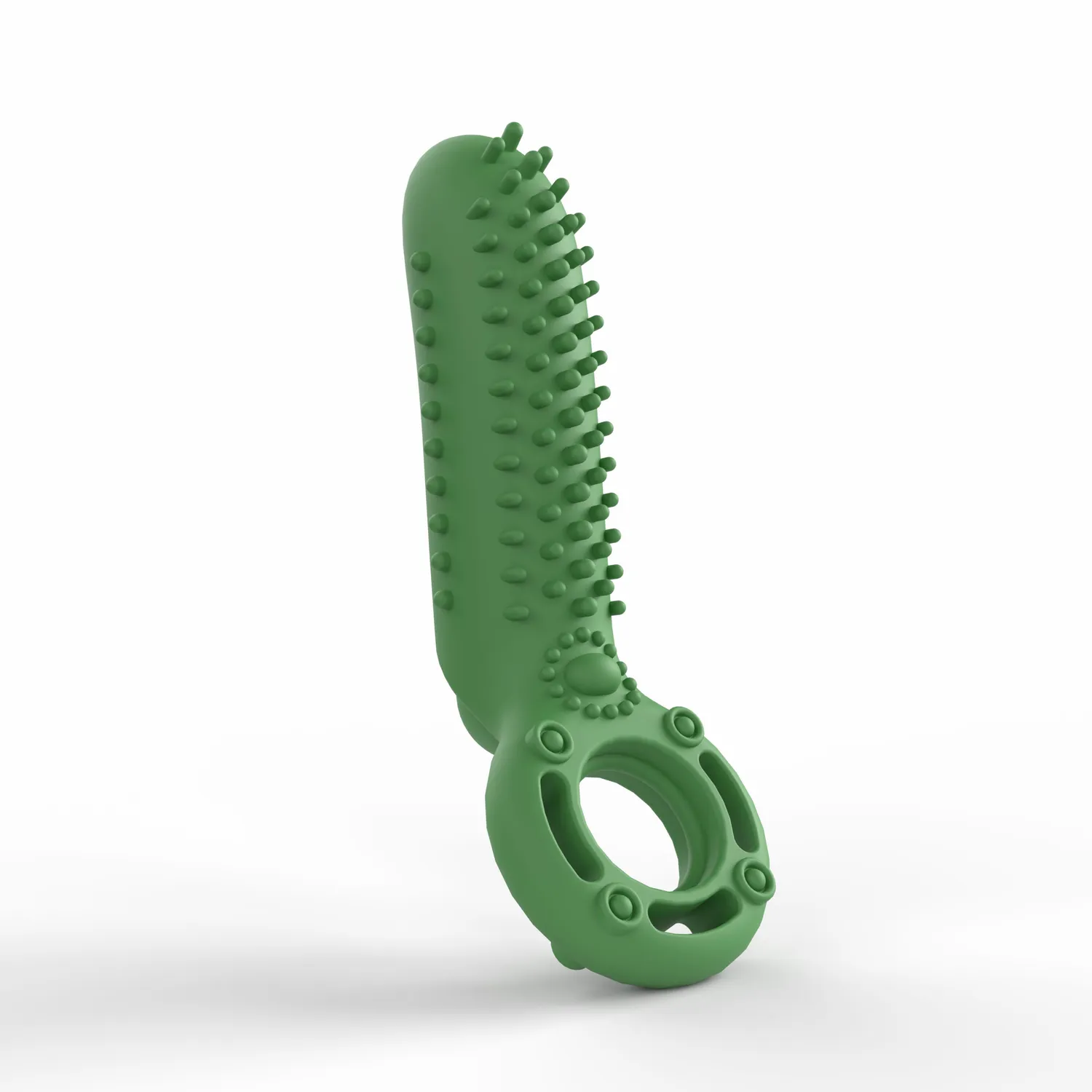 Screaming O Ride the Pickle vibrerende cockring groen siliconen