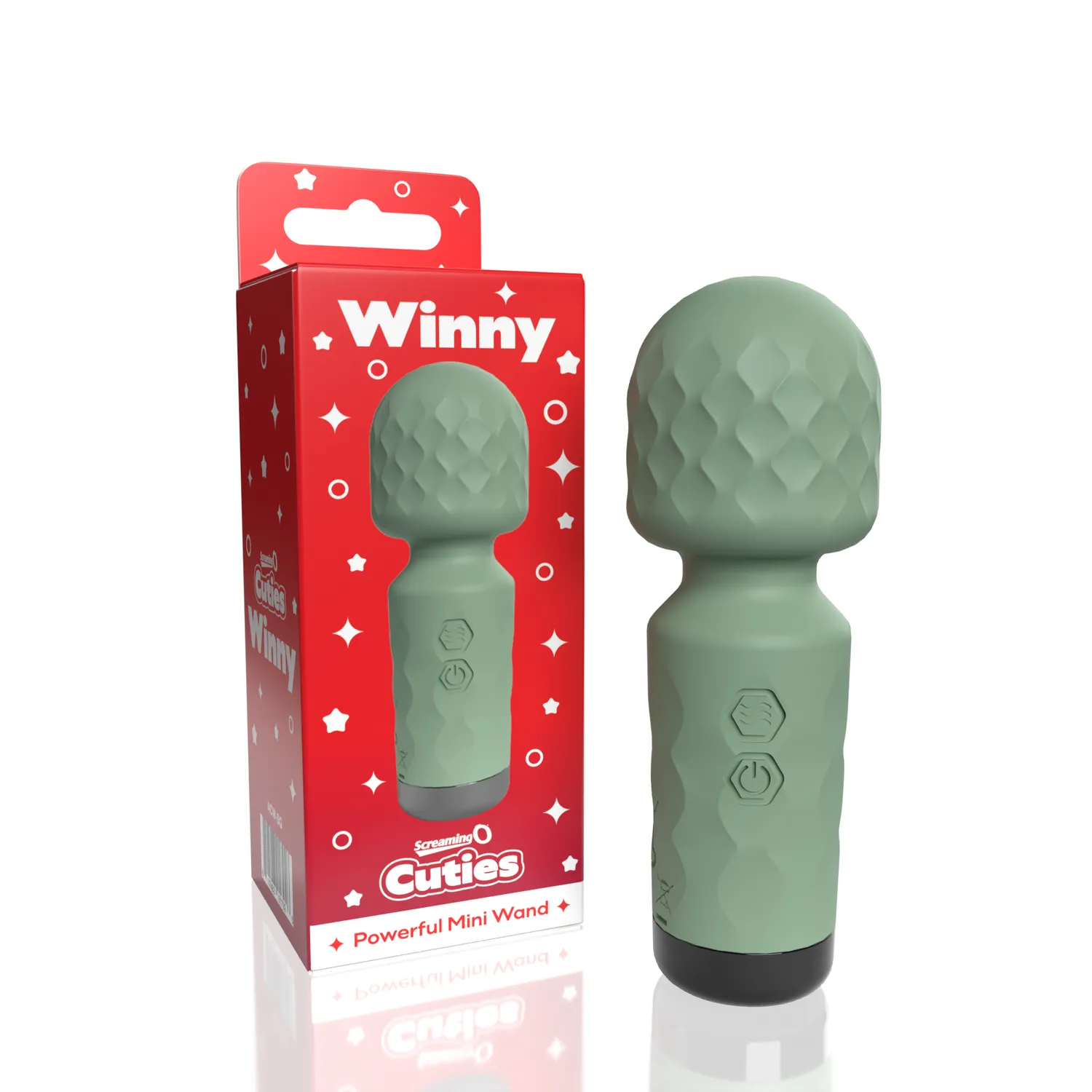Screaming O Winny mini wand vibrator groen oplaadbaar
