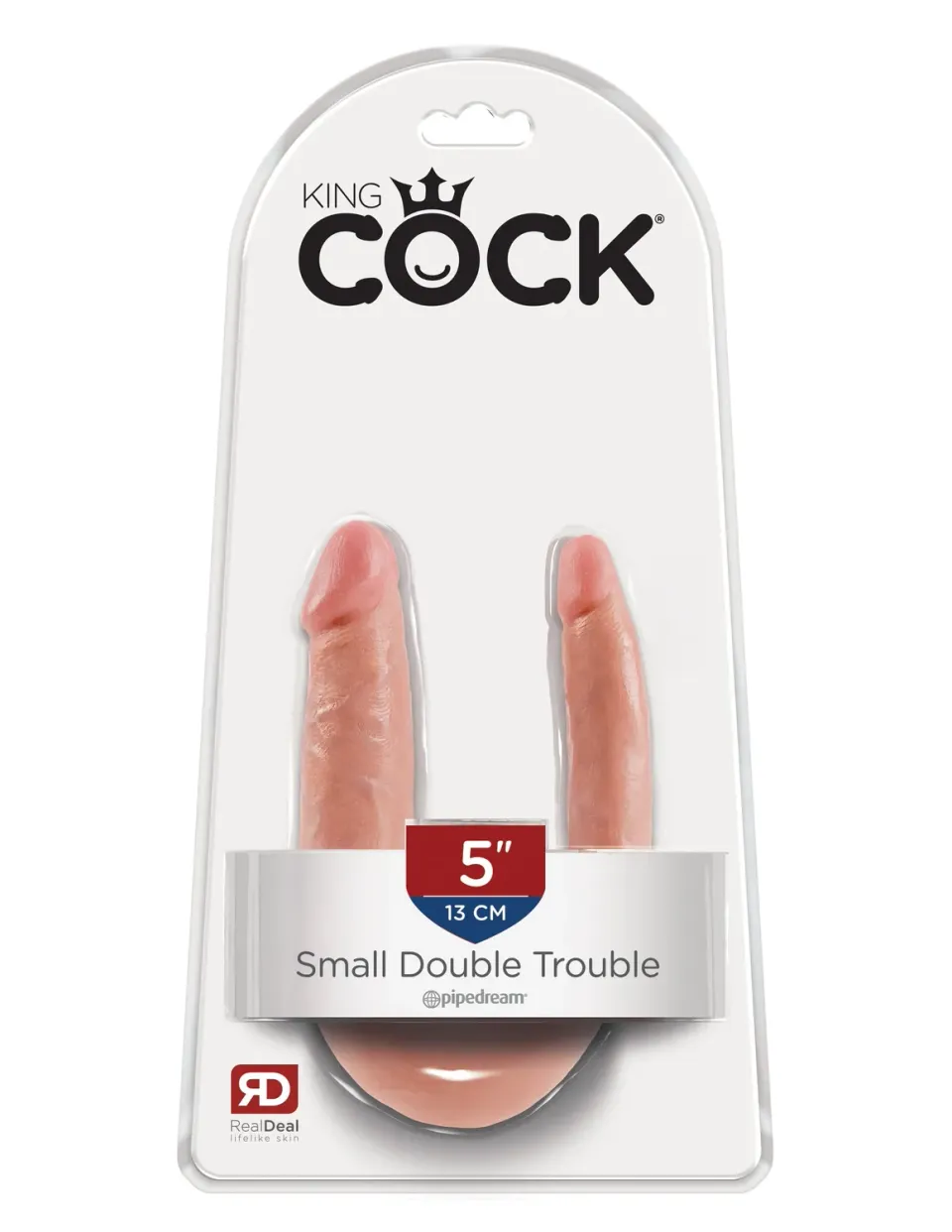 Pipedream King Cock Small Double Trouble Dubbele Dildo 5 inch Realistisch