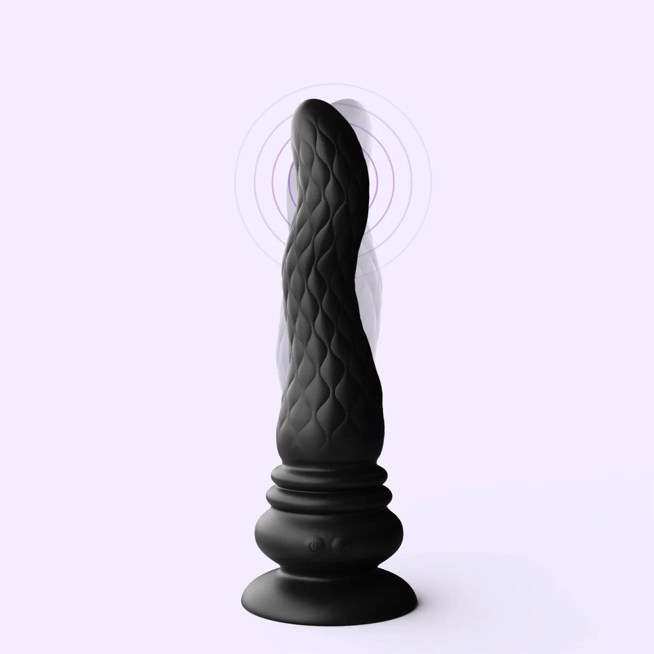 Beisar Phantom zuigdildo fantasy zwart 23 cm