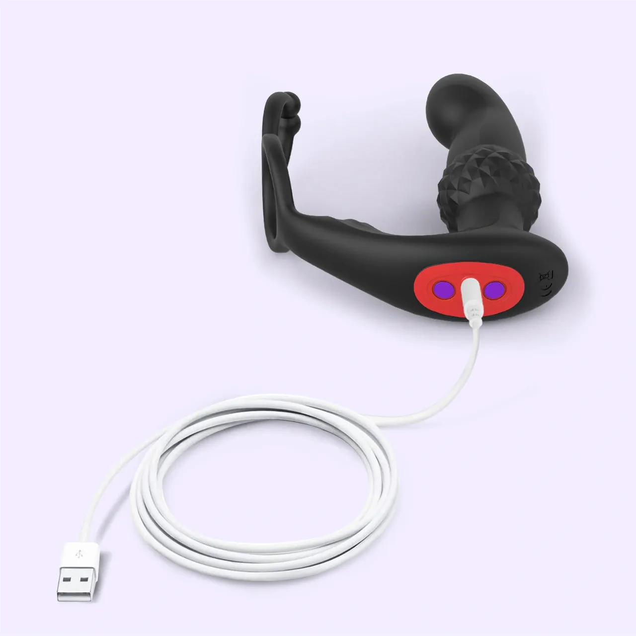 Beisar Super-O Victor prostaat vibrator zwart oscillerend