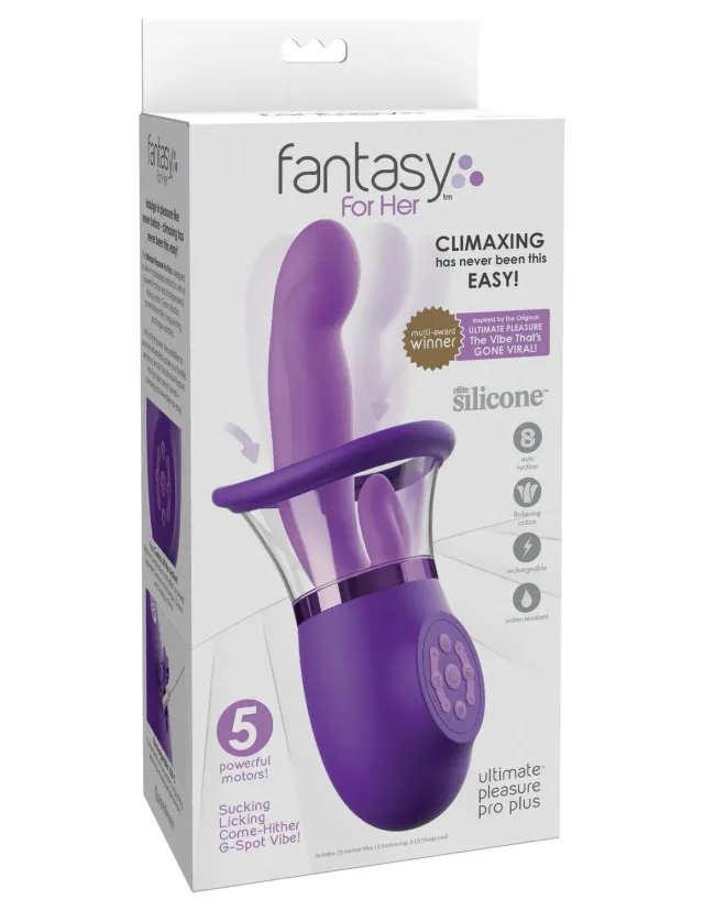 Pipedream Fantasy For Her Ultimate Pleasure Pro Plus vibrator paars