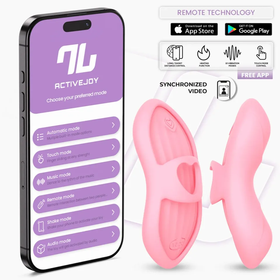 Intoyou Laia vingervibrator roze met warmte en app
