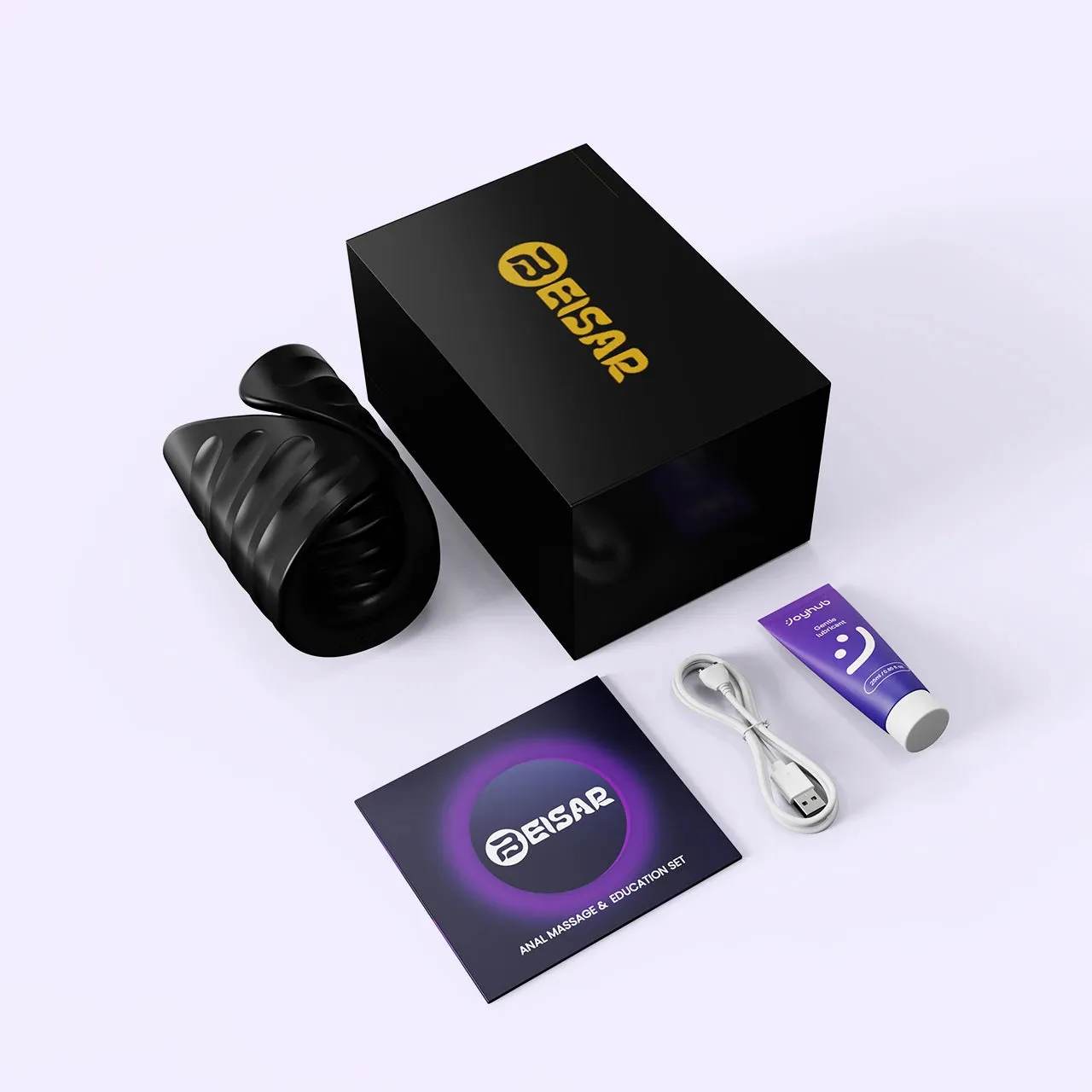 Beisar TrueForm masturbator zwart vibrerend app