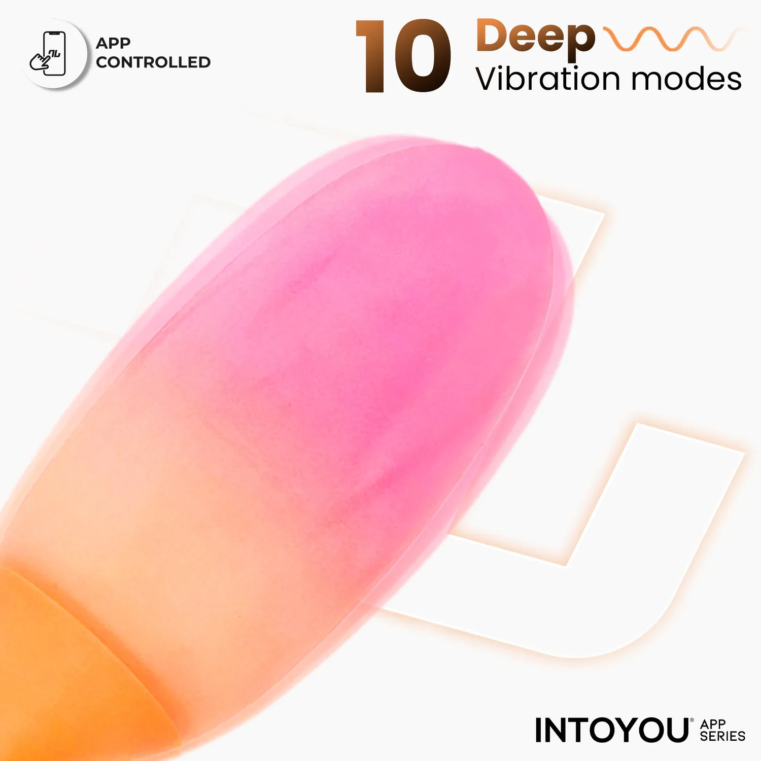 Intoyou NexEgg Vibratie-ei Oranje Roze 10 standen