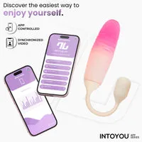 Intoyou NexEgg Motion vibrerend ei beige roze thrusting