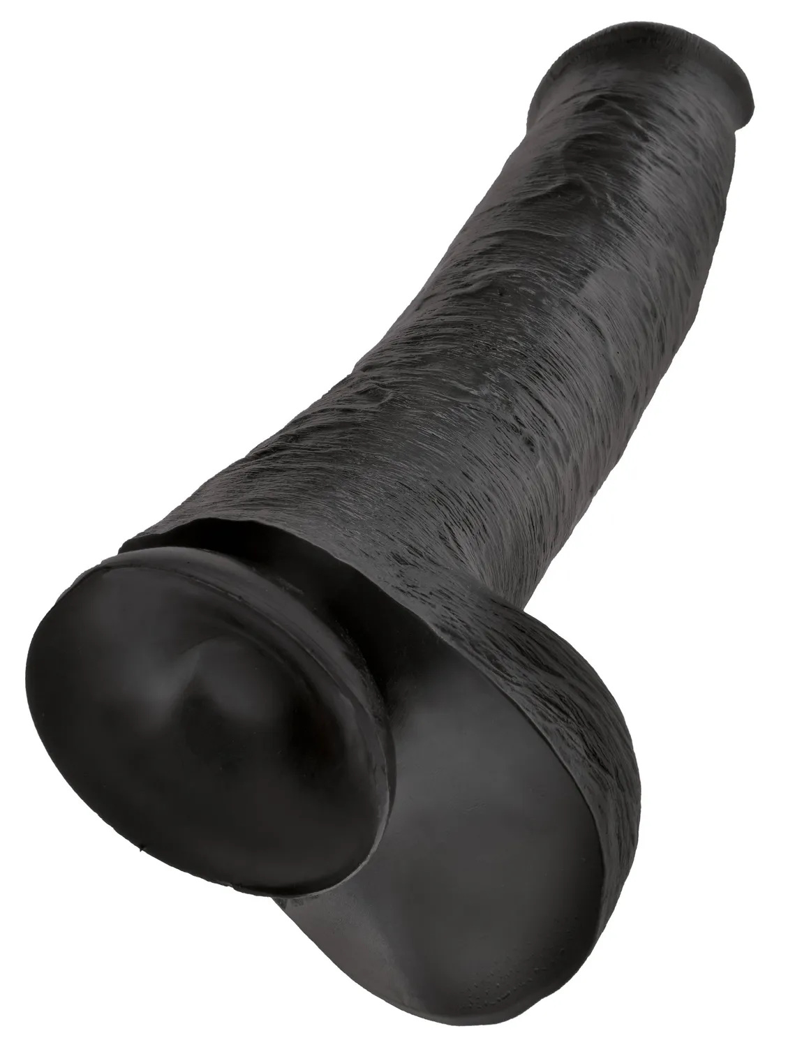 Pipedream King Cock 15" dildo met ballen zwart realistisch