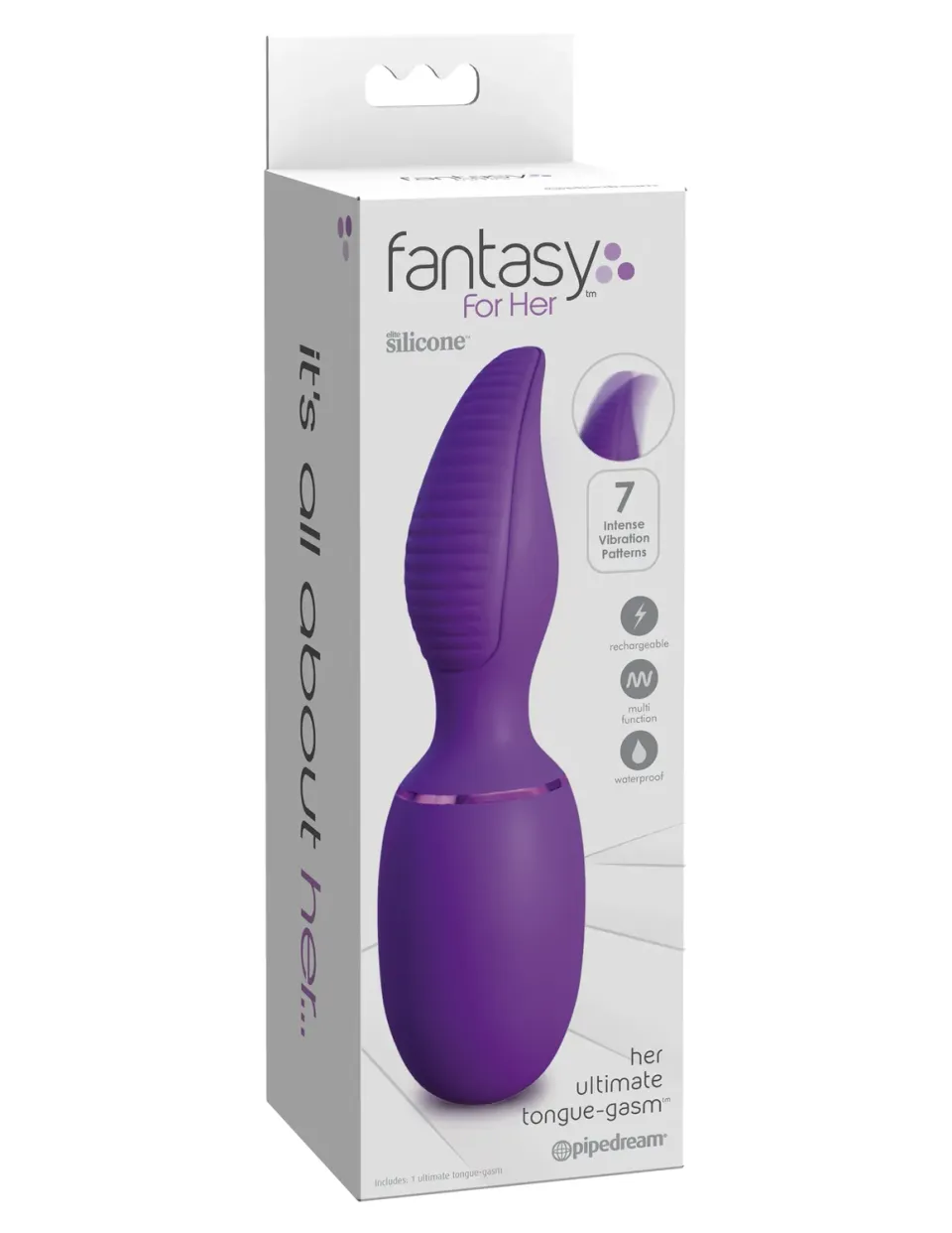 Pipedream Fantasy For Her Ultimate Tongue-gasm tongvibrator 7 standen