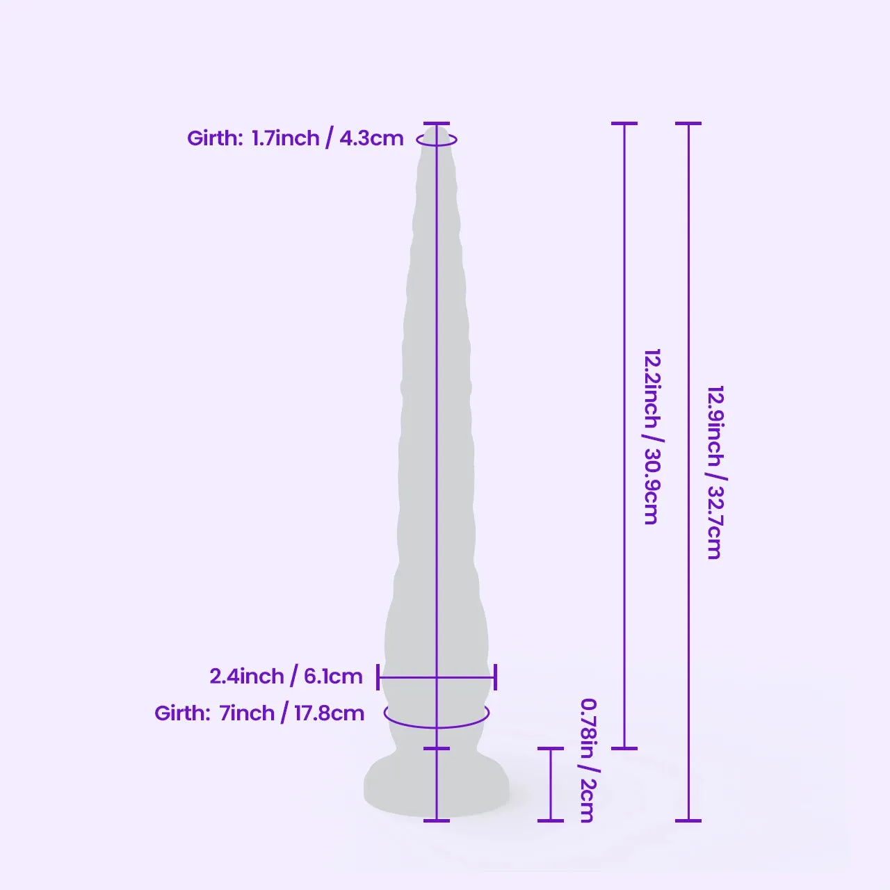 Beisar Divers dildo tentakel glow in the dark
