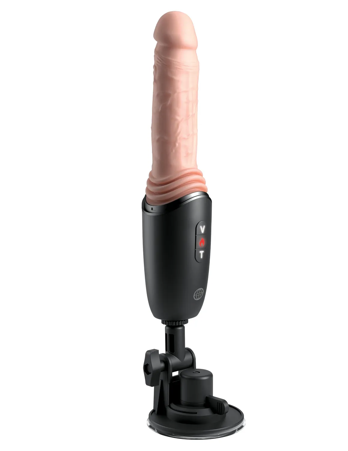 Pipedream King Cock Plus 5.5 Thrusting Cock Pro dildo verwarmd