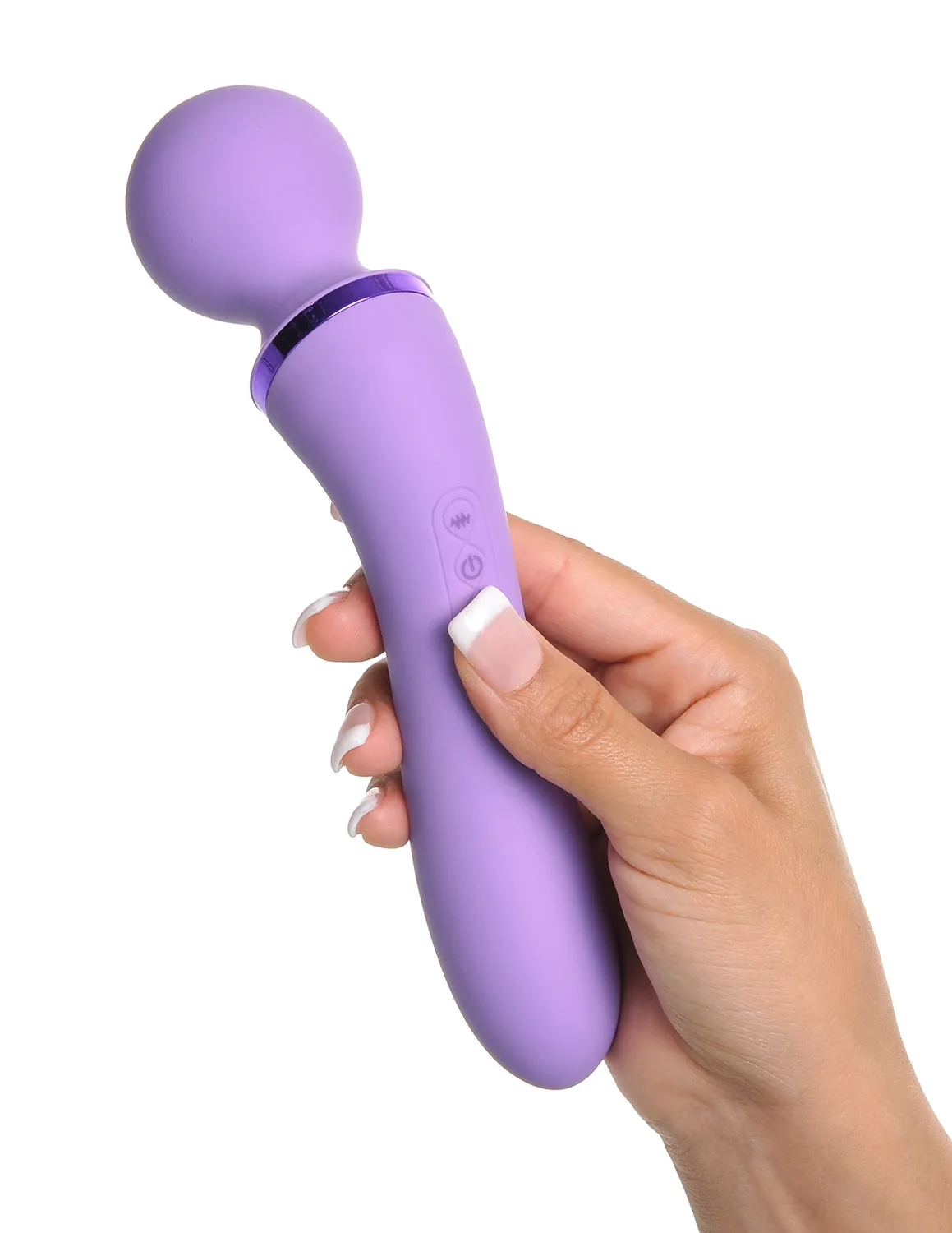 Pipedream Fantasy For Her Duo Wand Massage-Her wand vibrator paars