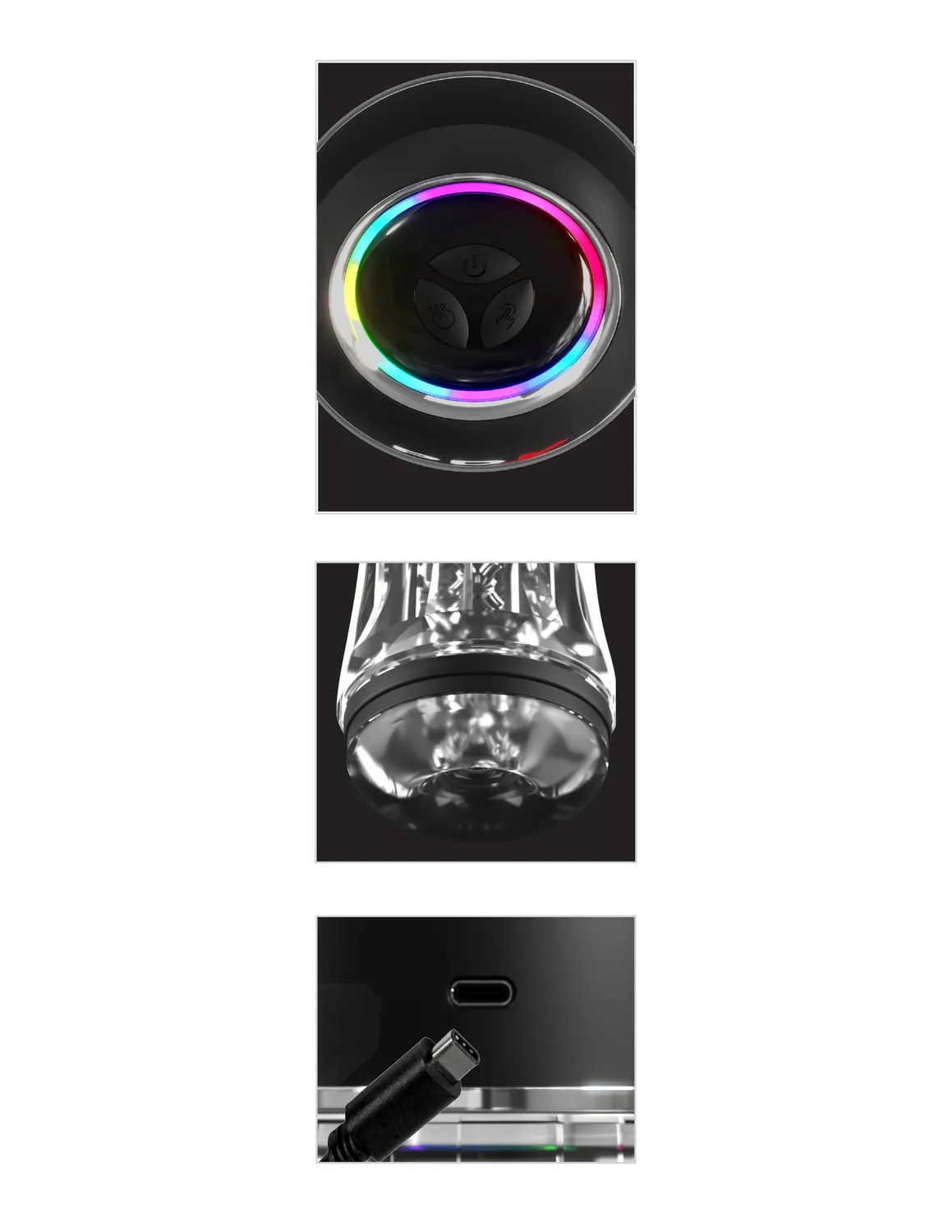 Pipedream PDX Elite ViewTube Pro masturbator met zuiging