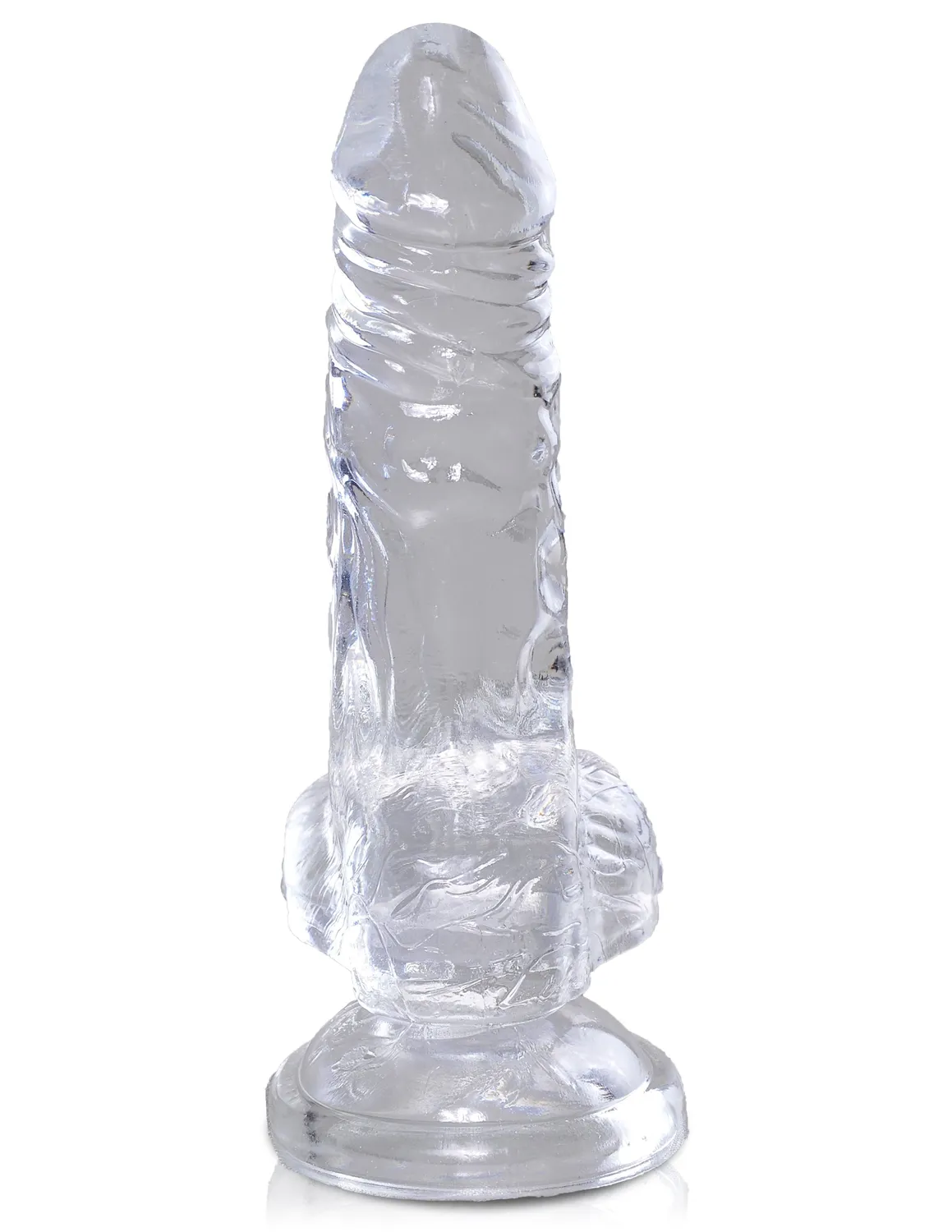 Pipedream King Cock Clear 4 inch dildo transparant met zuignap