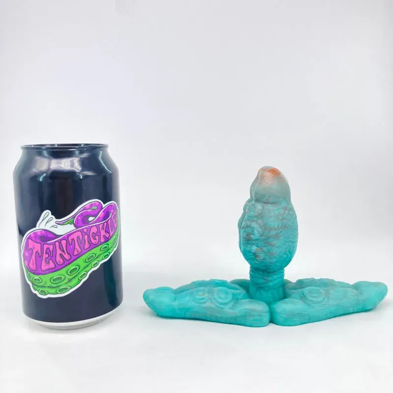 Tentickle Skwee vaginale plug small turquoise zacht