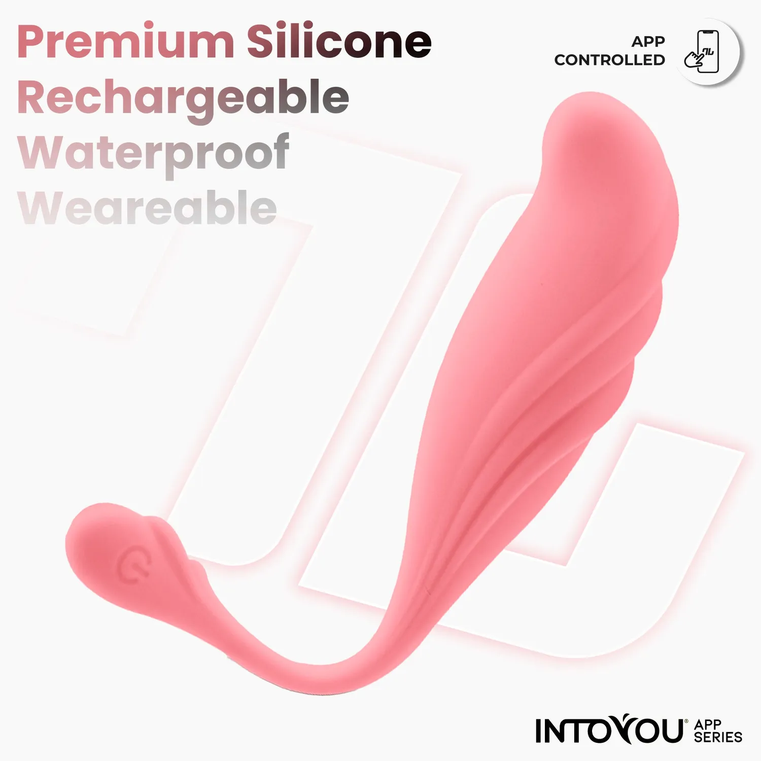 Intoyou Waving vibro-ei met app roze 8 standen