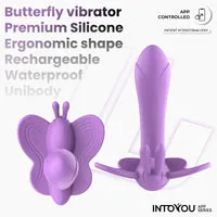 Intoyou Wingy vlinderstimulator met app lila