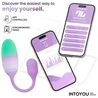 Intoyou NexEgg Vibratie Ei Lila met App