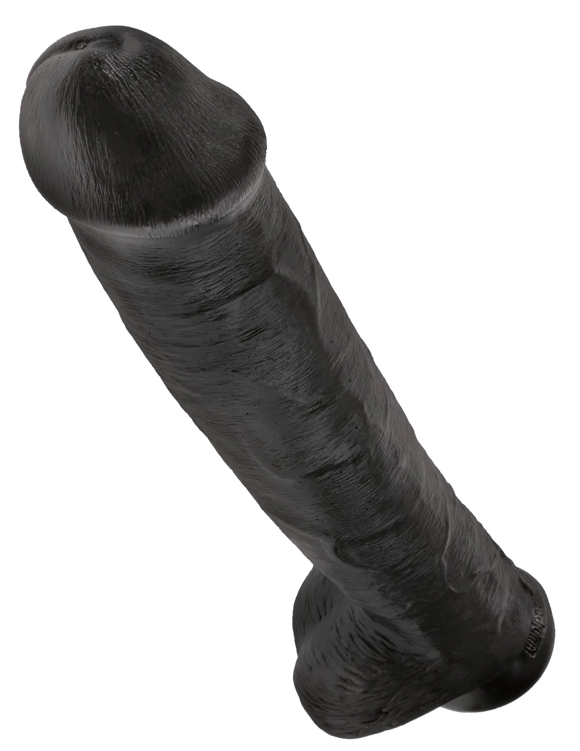 Pipedream King Cock 15" dildo met ballen zwart realistisch